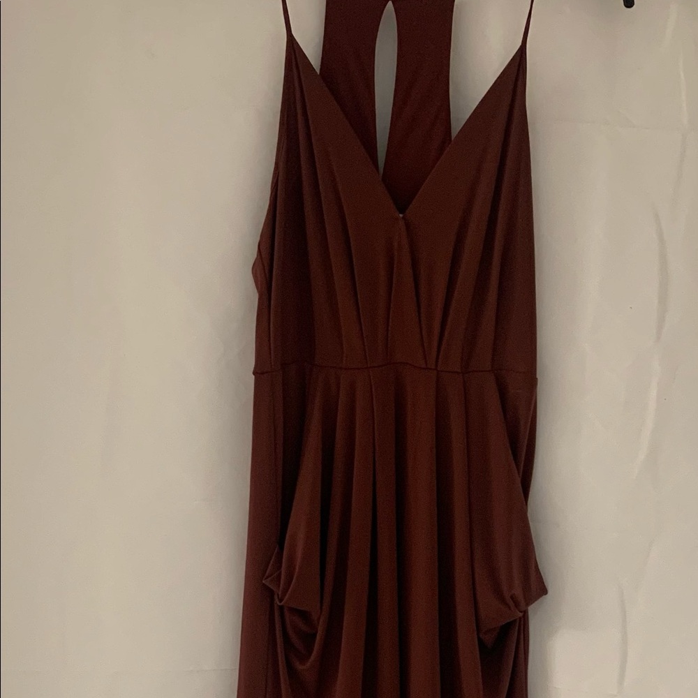 BCBG plum over the knee dress